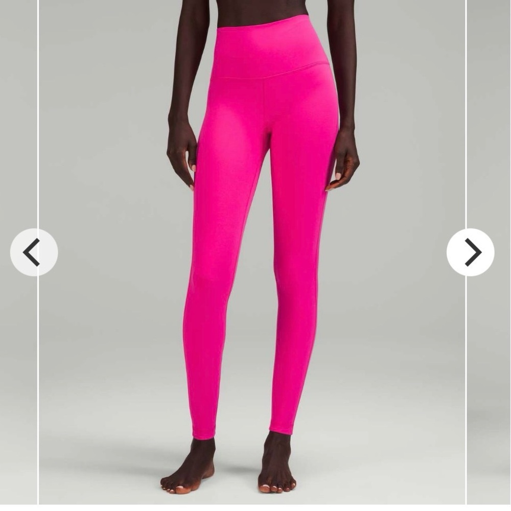 Lululemon High Rise Sonic Pink Aligns - Picture 7 of 8